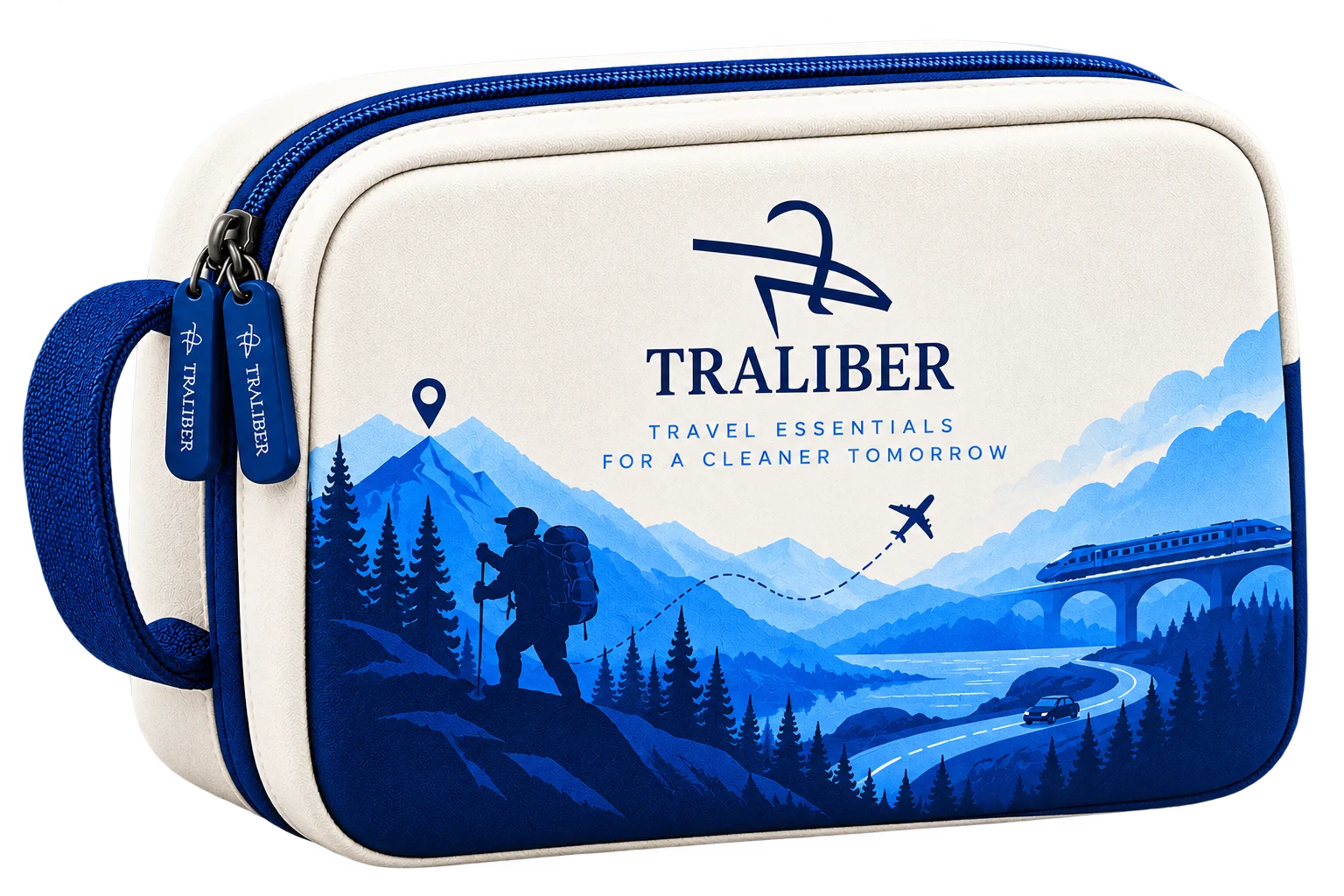 Traliber Travel Essentials Pouch